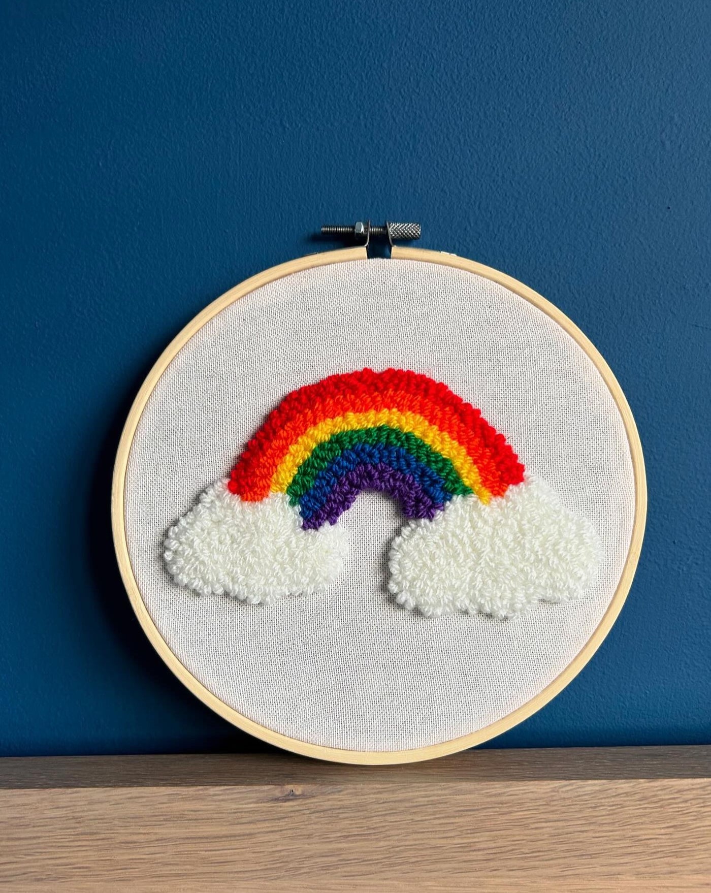 Rainbow Hoop | Yarn & Punch