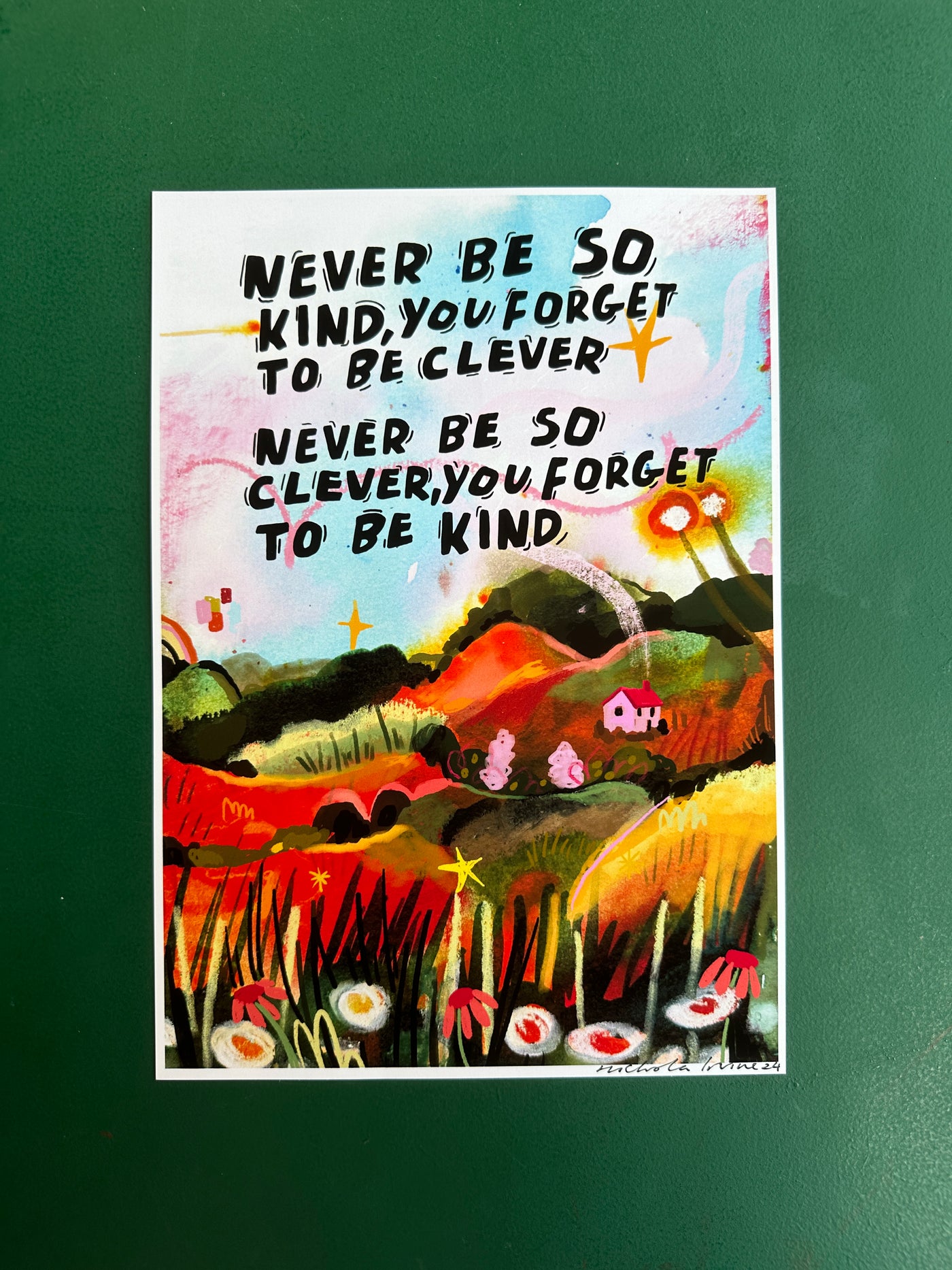 Clever & Kind Print | Nichola Irvine