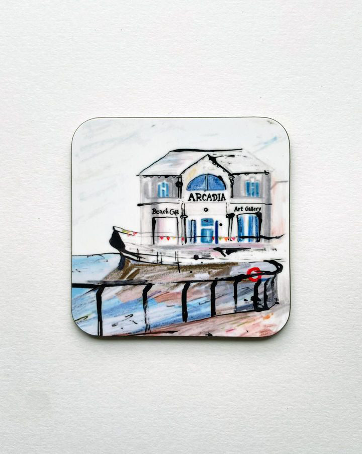 The Arcadia Coaster | Lauren Kelso Illustrator