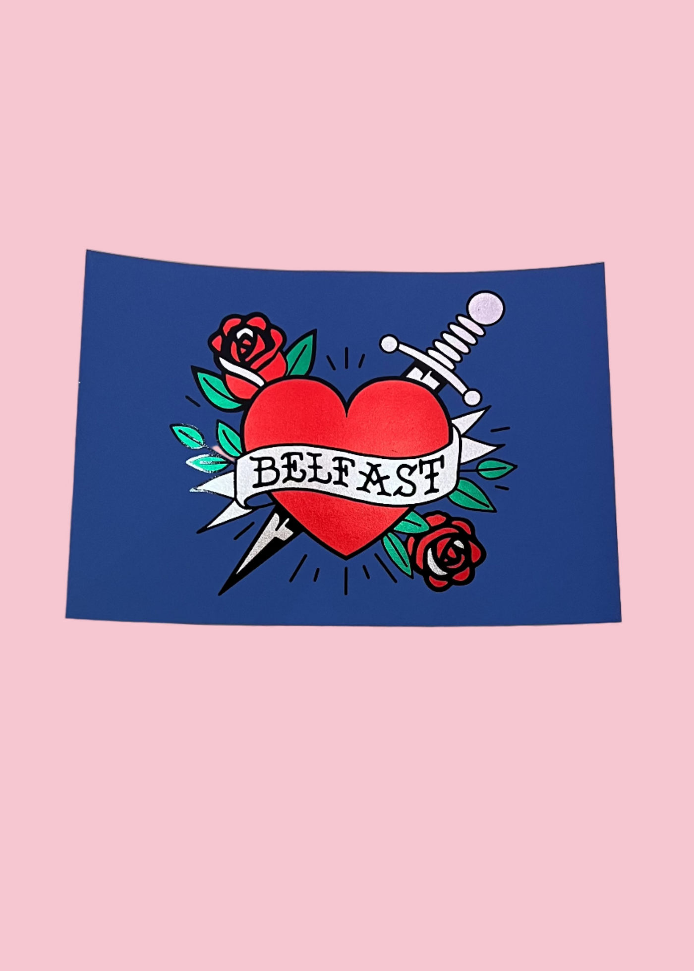 Belfast Heart Print | Foiled Again