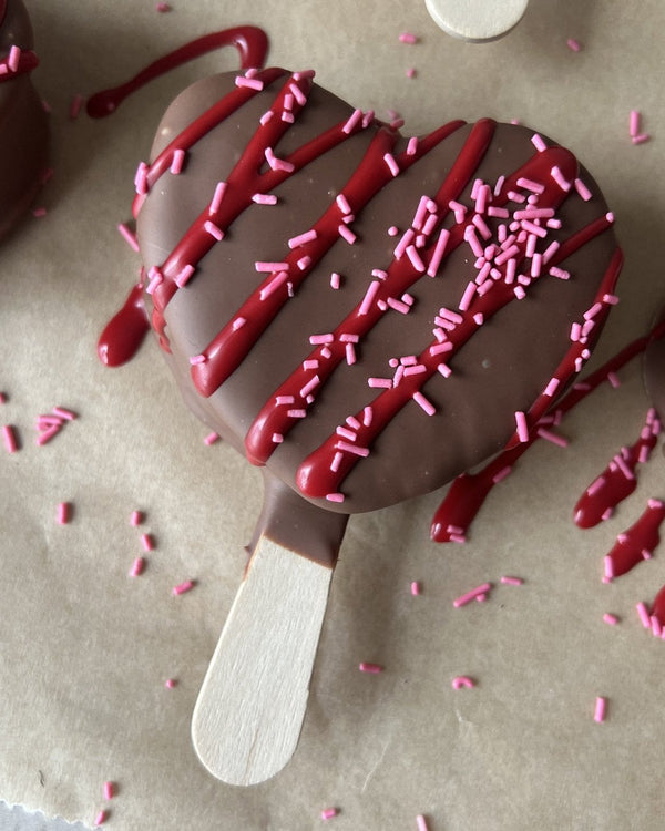 Chocolate Mallow Heart Pop | The Mallow Makers