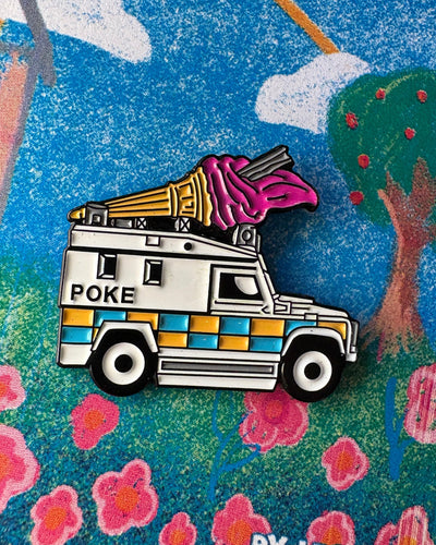 Poke Wagon Pin Badge | Leo Boyd