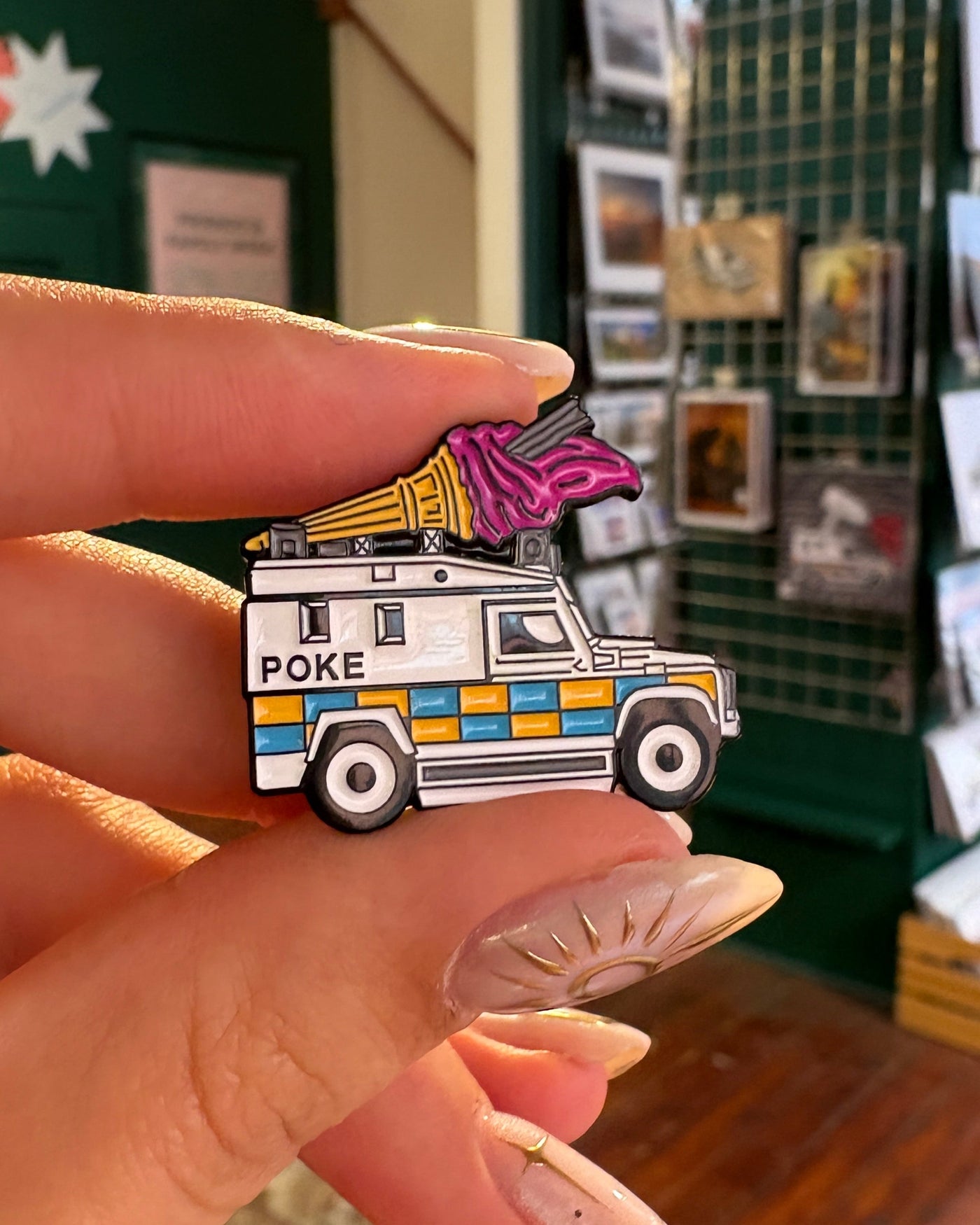 Poke Wagon Pin Badge | Leo Boyd