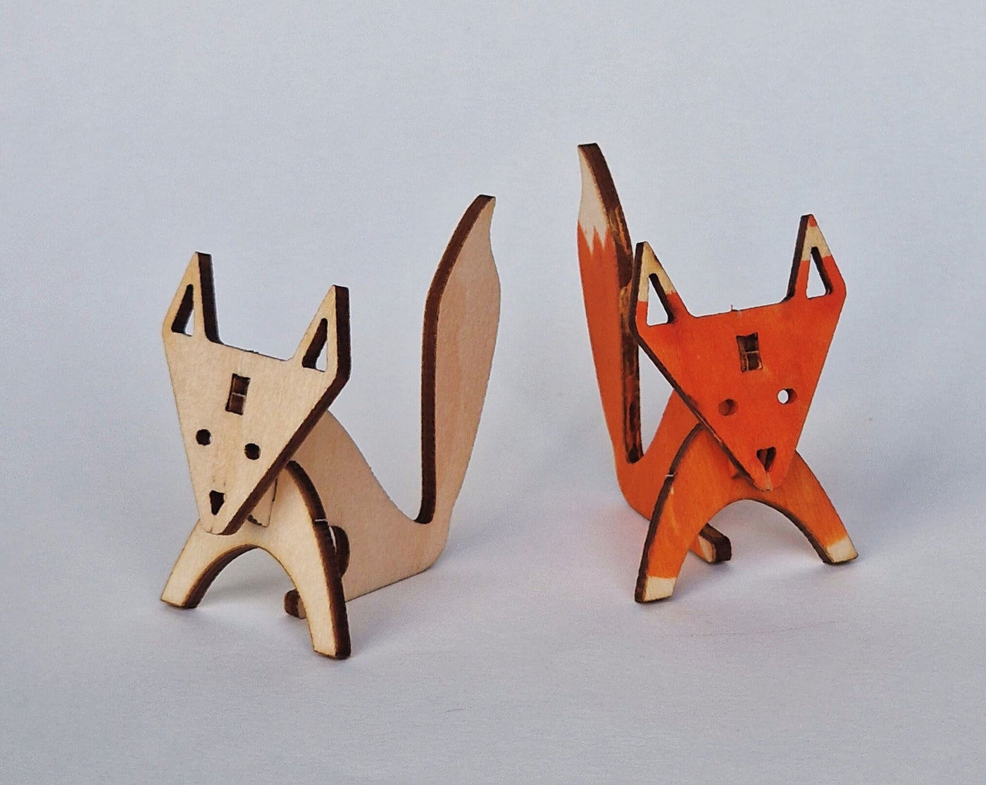 Wooden Fox Model