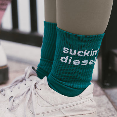 Green Suckin' Diesel Sock