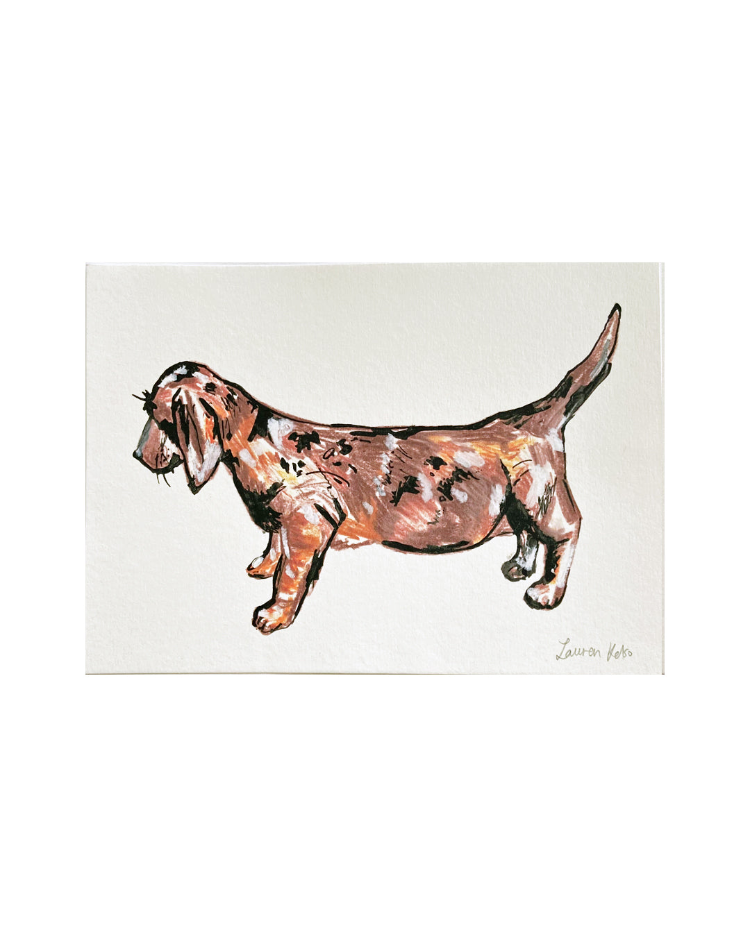 Sausage Dog Print | Lauren Kelso Illustrator