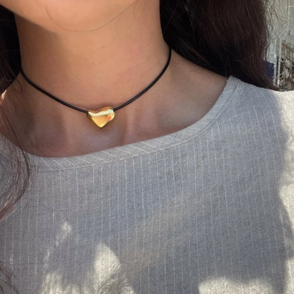 'Heart in the Clouds' Necklace