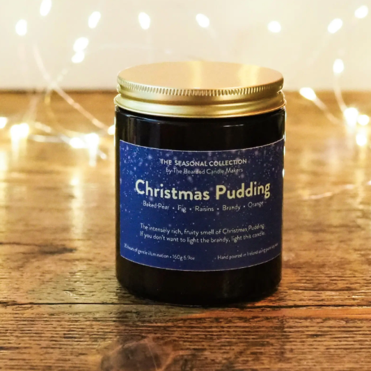 Christmas Pudding Candle | The Bearded Candle Makers