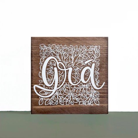 Gra | Love | Wee Wooden Board