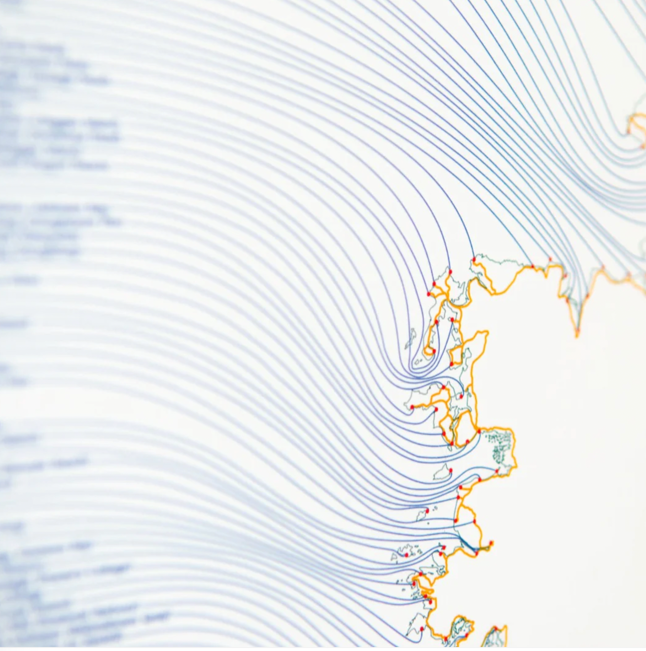 Wild Atlantic Way Map Cowfield Print