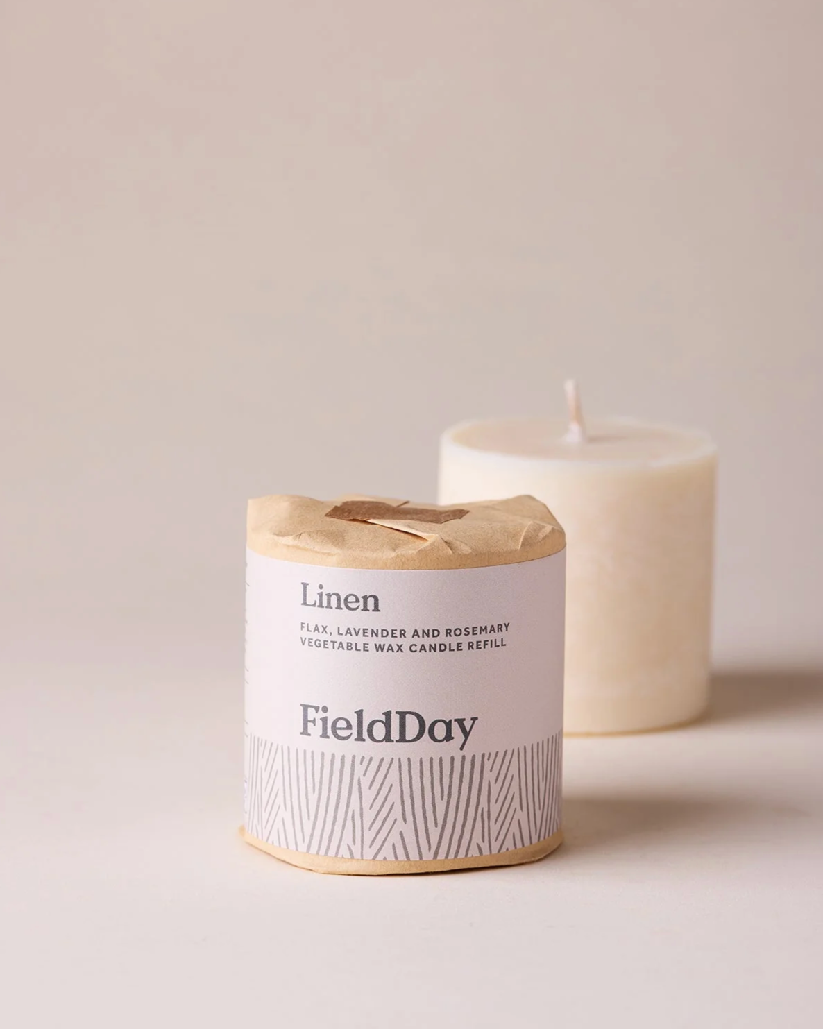Linen Candle Refill | Field Day