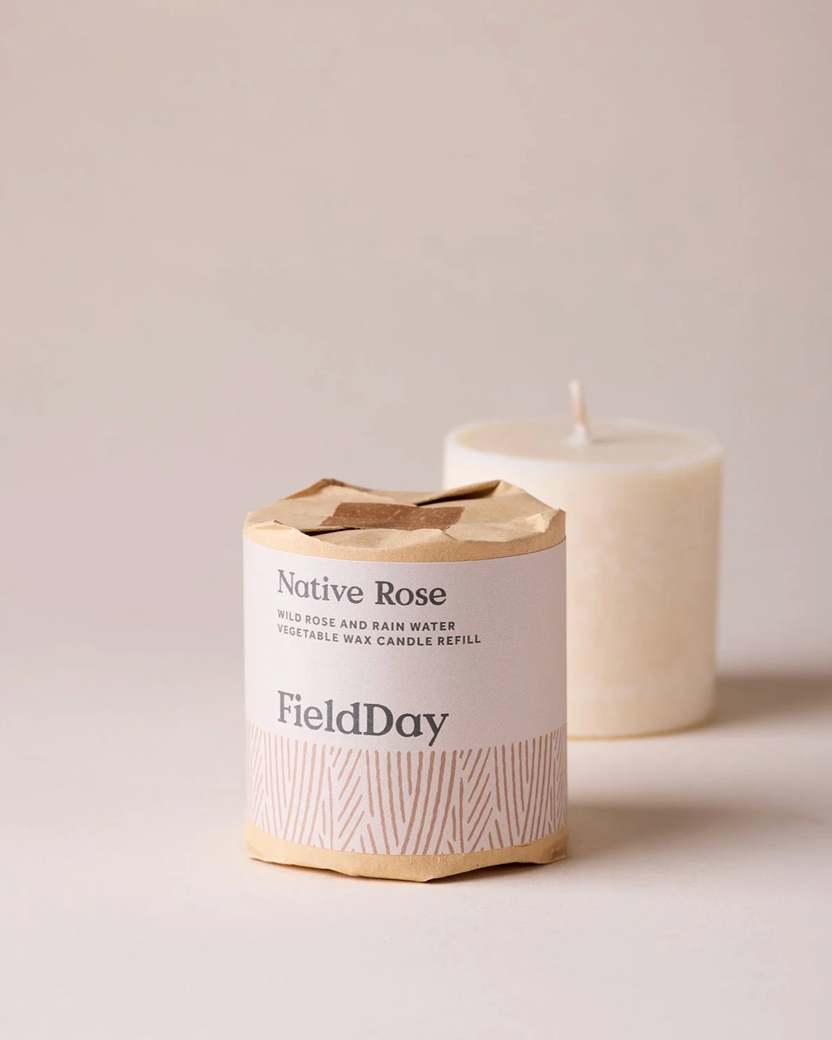 Native Rose Candle Refill | Field Day