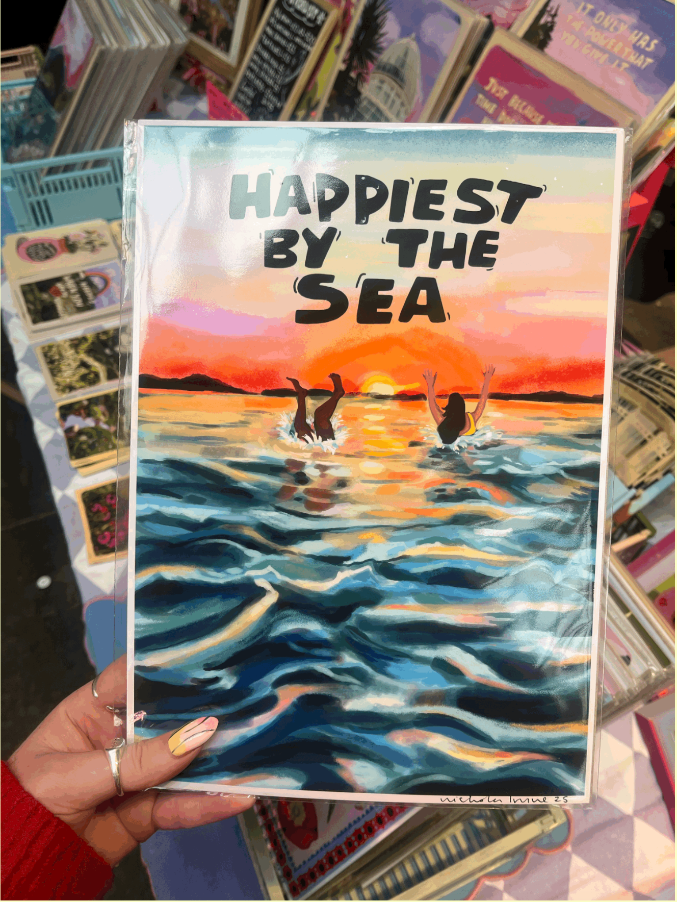 Sea Swimming Print | Nichola Irvine