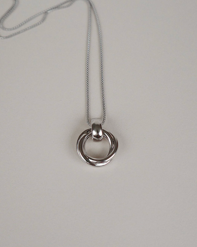 Eliason Interlocked Knot Necklace | Lines & Current