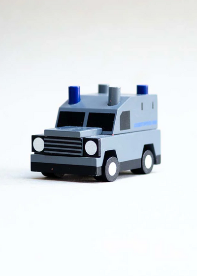 The Wee Grey Police Van Model | Cowfield Design