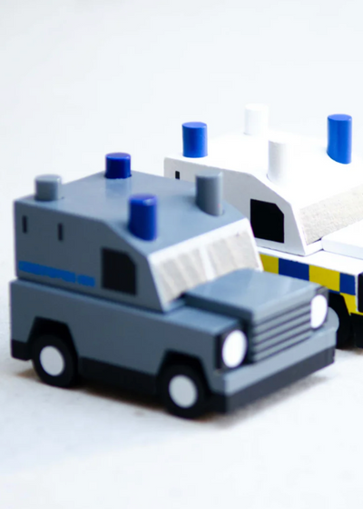 The Wee Grey Police Van Model | Cowfield Design
