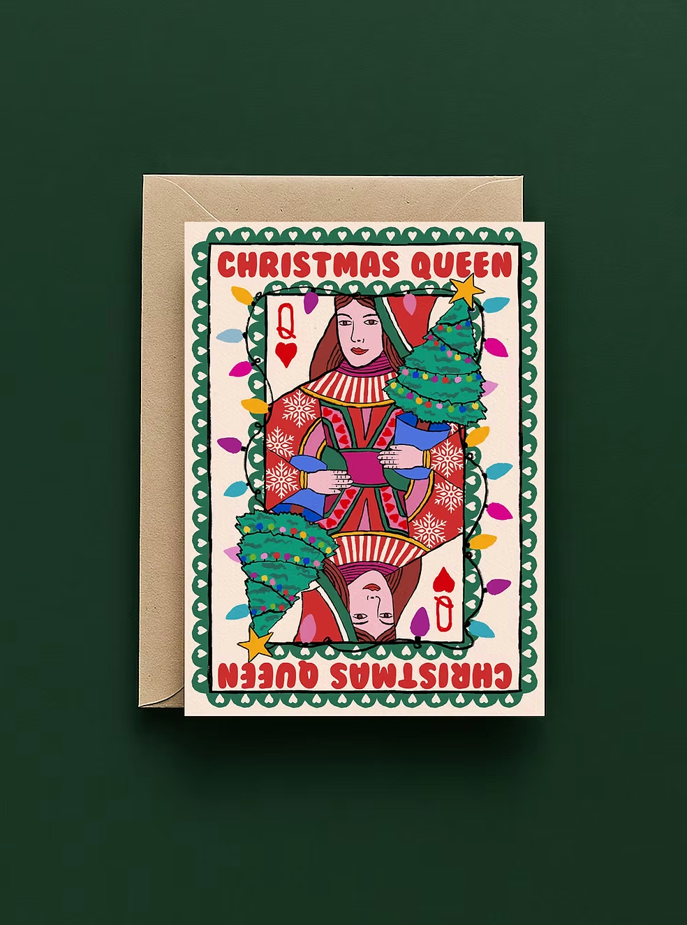 Christmas Queen Card | Mauds Studio