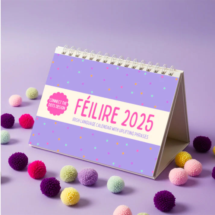 Feilire 2025 | Irish Language Calendar | Connect The Dots Design