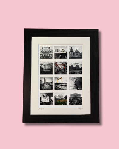 Black & White Belfast Montage Print | Sharon Millar