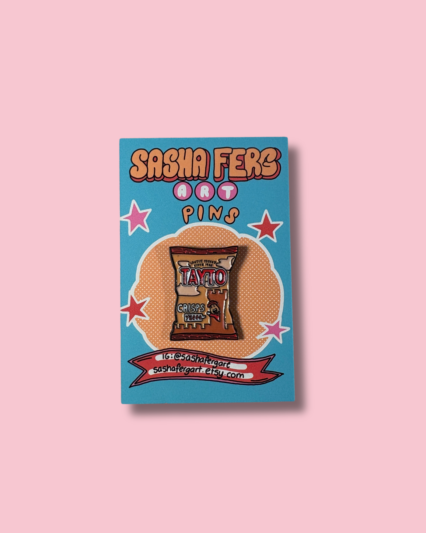 Tayto Crisps Pin | Sasha Ferg Art