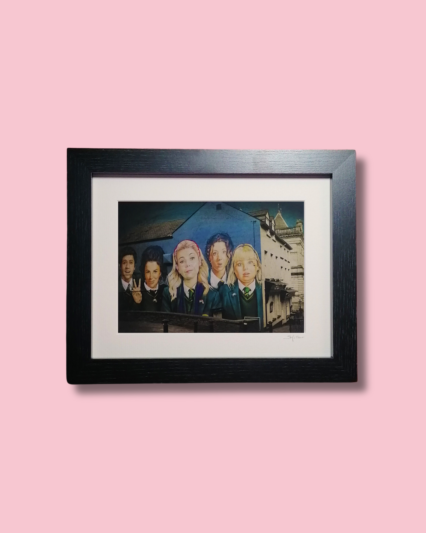 Derry Girls Mural - Framed Photographic Print