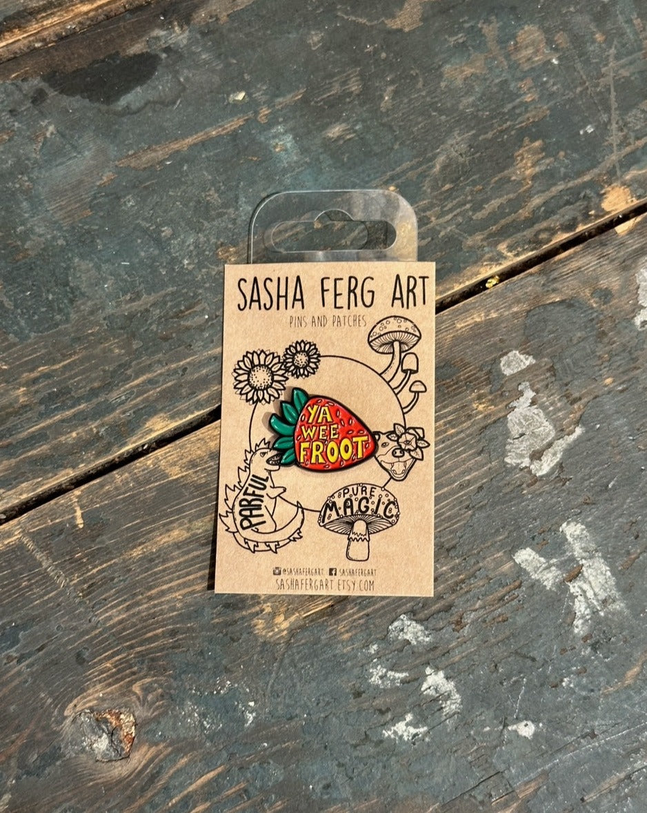 Wee Froot Pin | Sasha Ferg Art