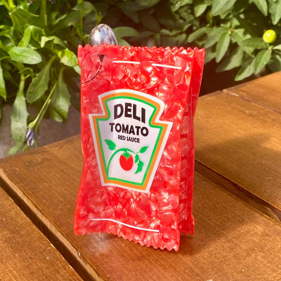 Tomato Sauce Packet Claw Clip | Dream Deli