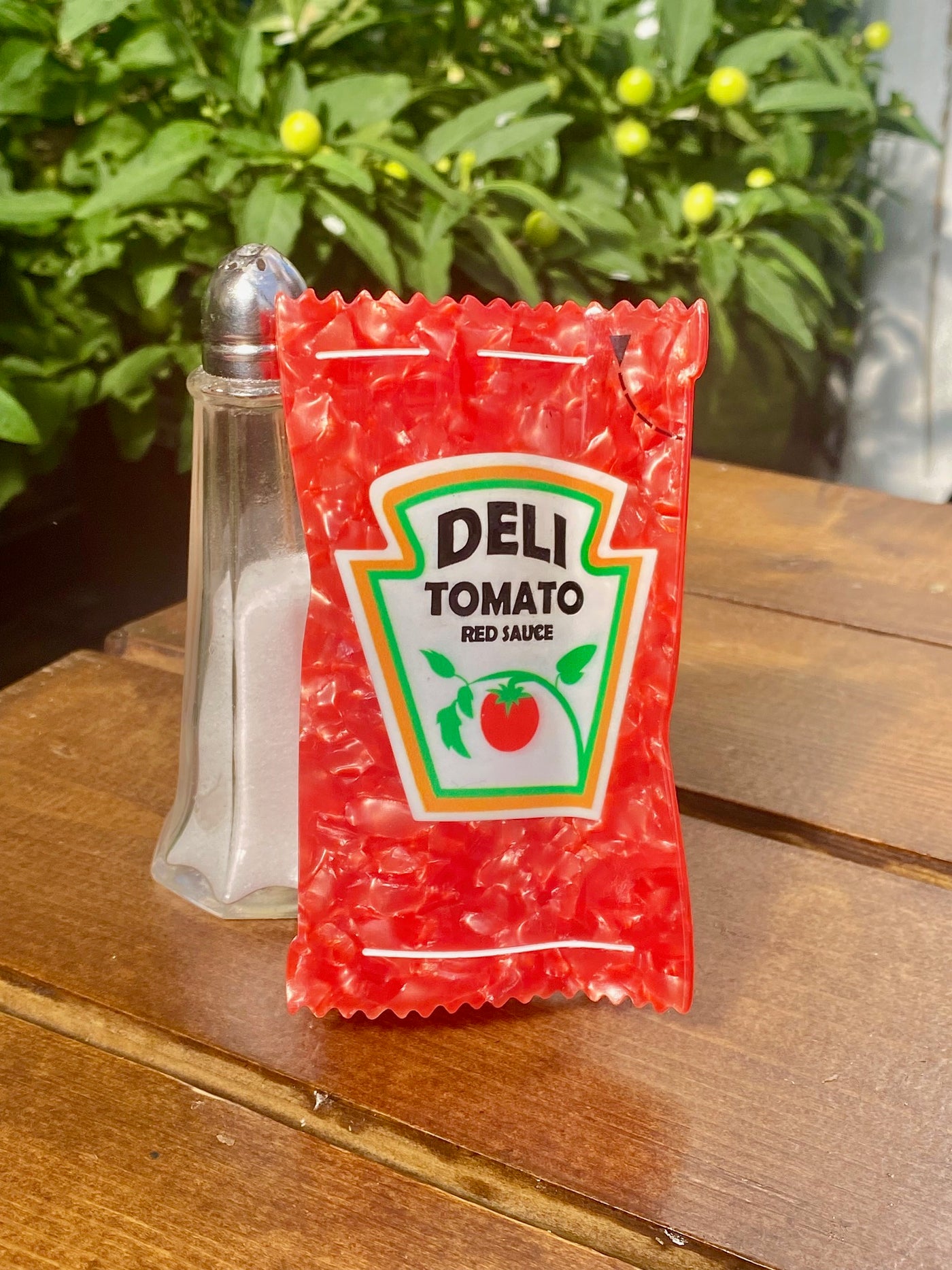 Tomato Sauce Packet Claw Clip | Dream Deli