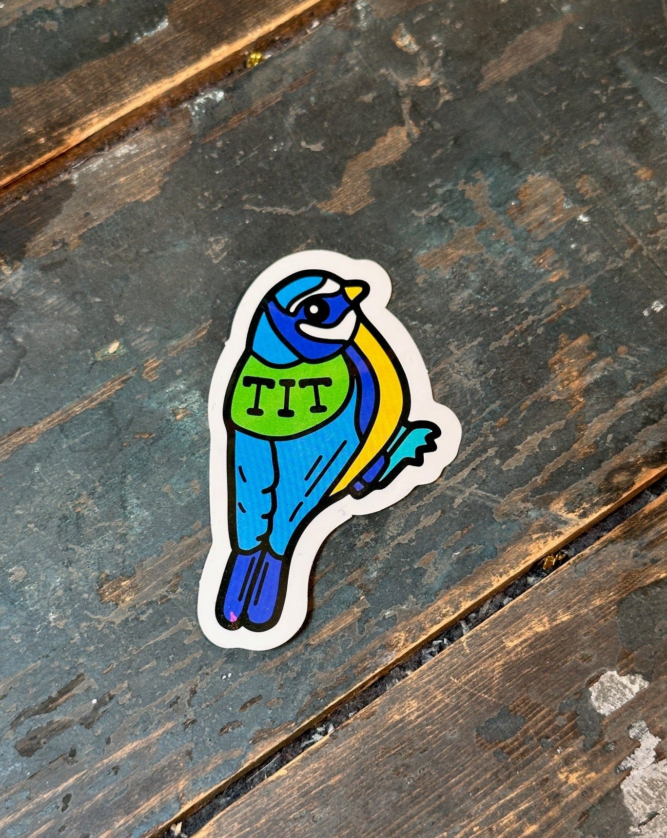 Blue Tit Sticker | Sasha Ferg Art