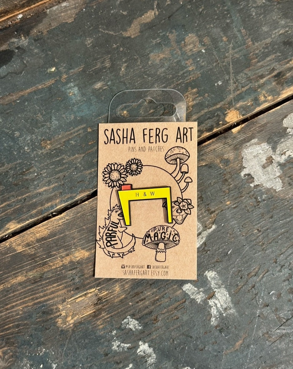 H&W Crane Pin | Sasha Ferg Art