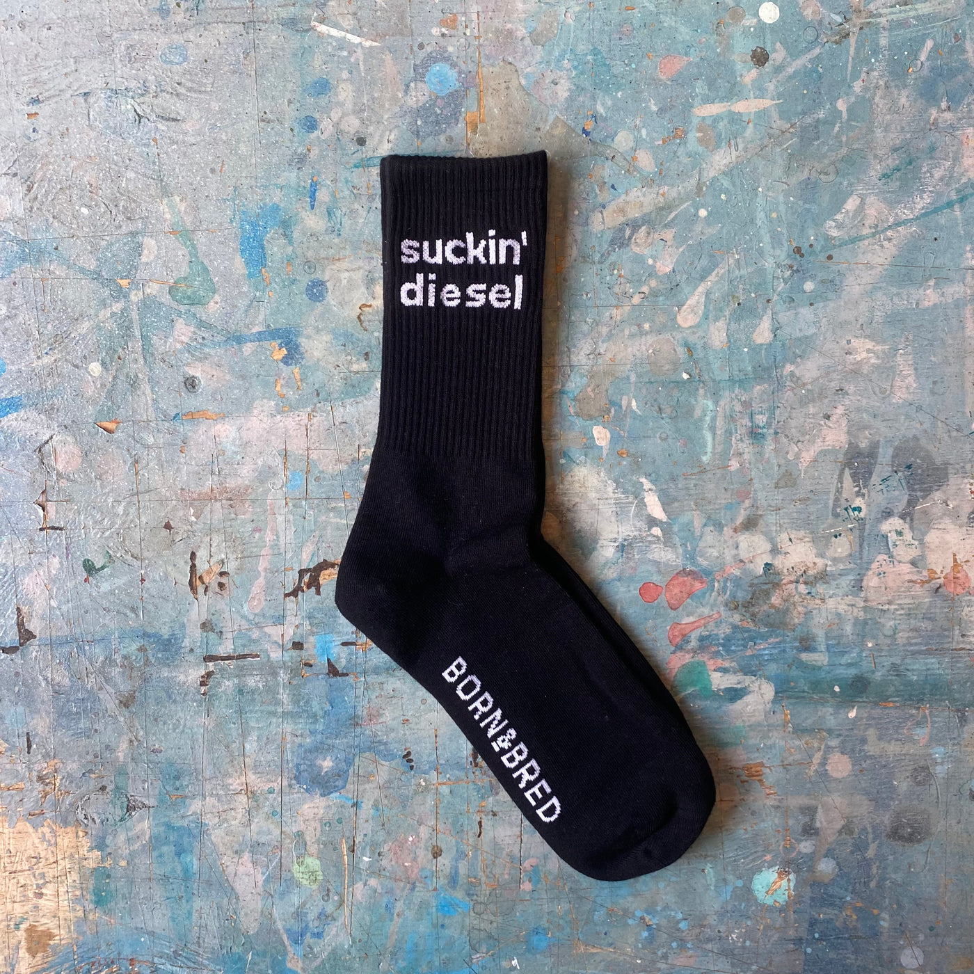 Black Suckin' Diesel Sock