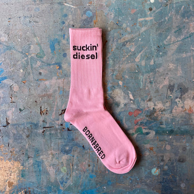 Pink Suckin' Diesel Sock
