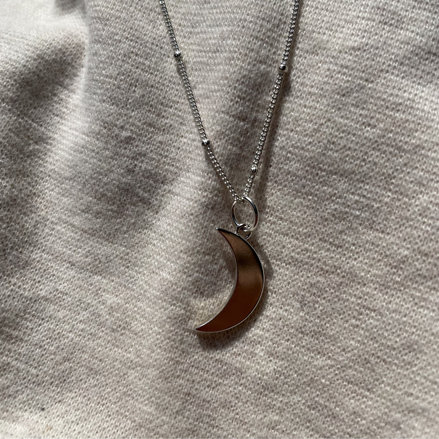 Crescent Moon Sister Necklace