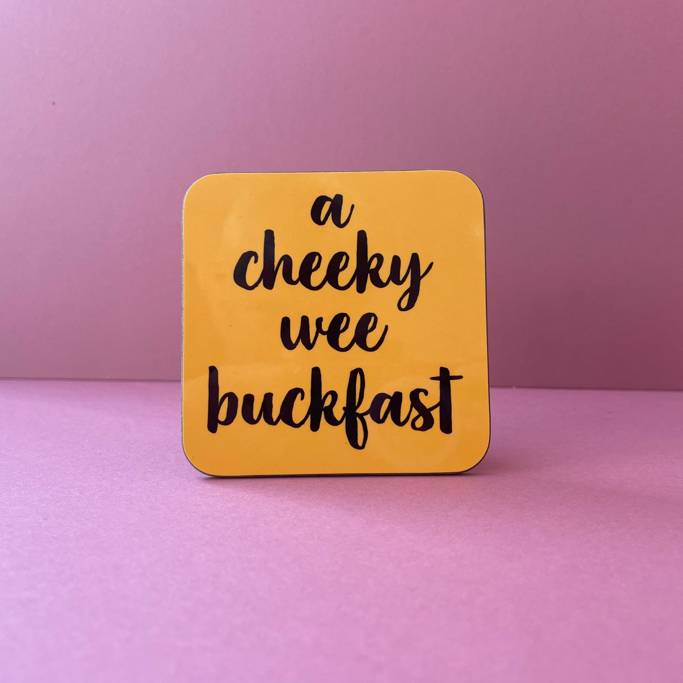 Cheeky Wee Buckfast Coaster