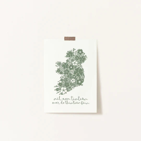 Níl Aon Tinteán Mar Do Thinteán Féin A4 Print | Once Upon A Dandelion