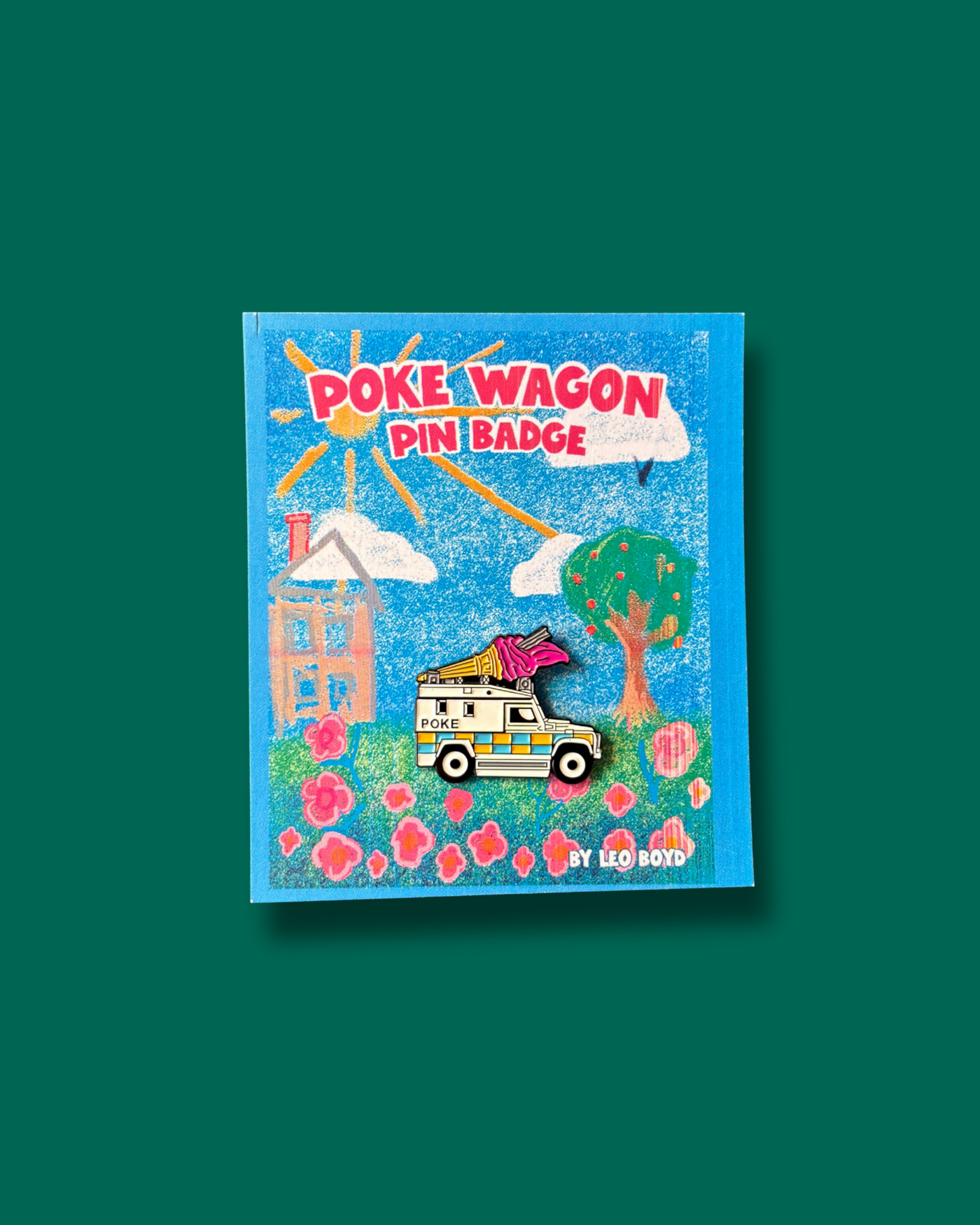 Poke Wagon Pin Badge | Leo Boyd