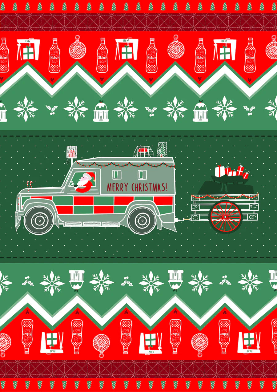 Norn Iron Christmas Tea Towel | Peter Paints Pictures