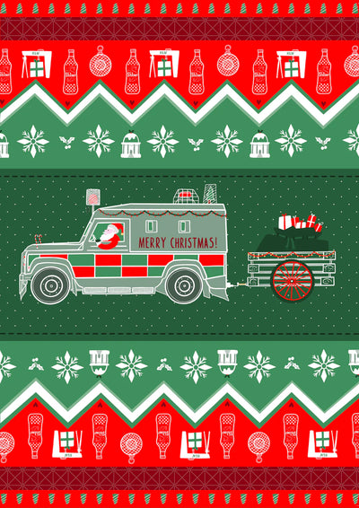 Norn Iron Christmas Tea Towel | Peter Paints Pictures