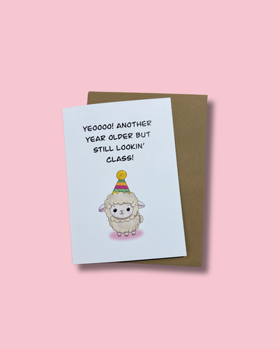 Still Lookin' Class Sheep Birthday Card | Dearbhail Designs