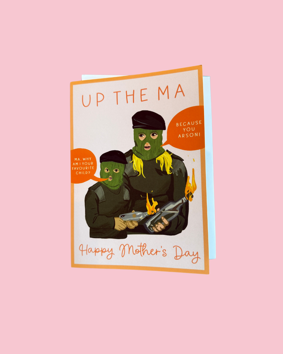 Up The Ma Arson Mother's Day Card | Derry Nice Things