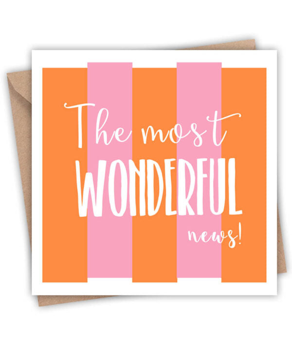 The Most Wonderful News Card | Lainey K