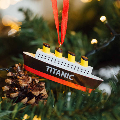 titanic hanging christmas tree decoration