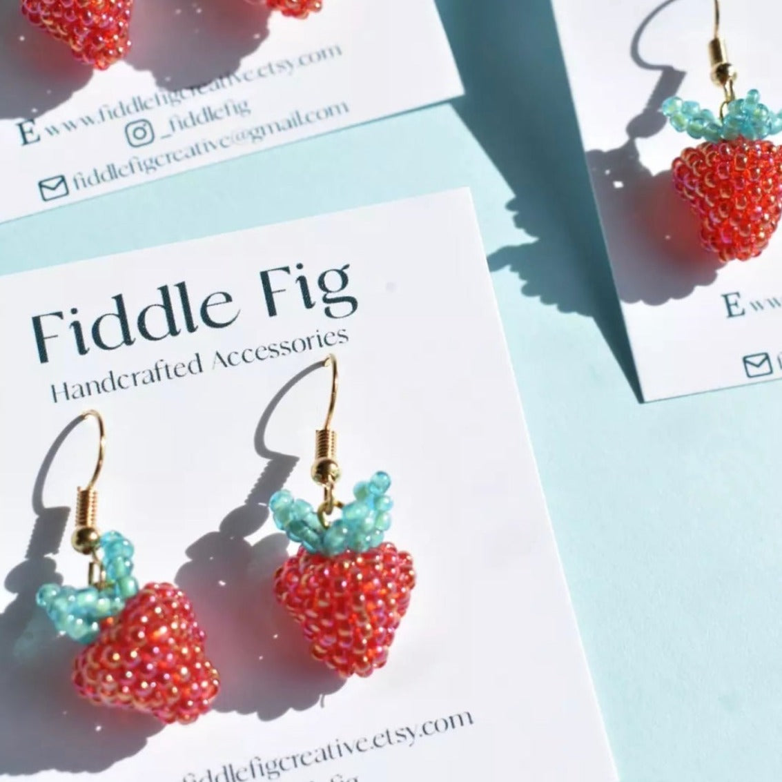 berry earrings