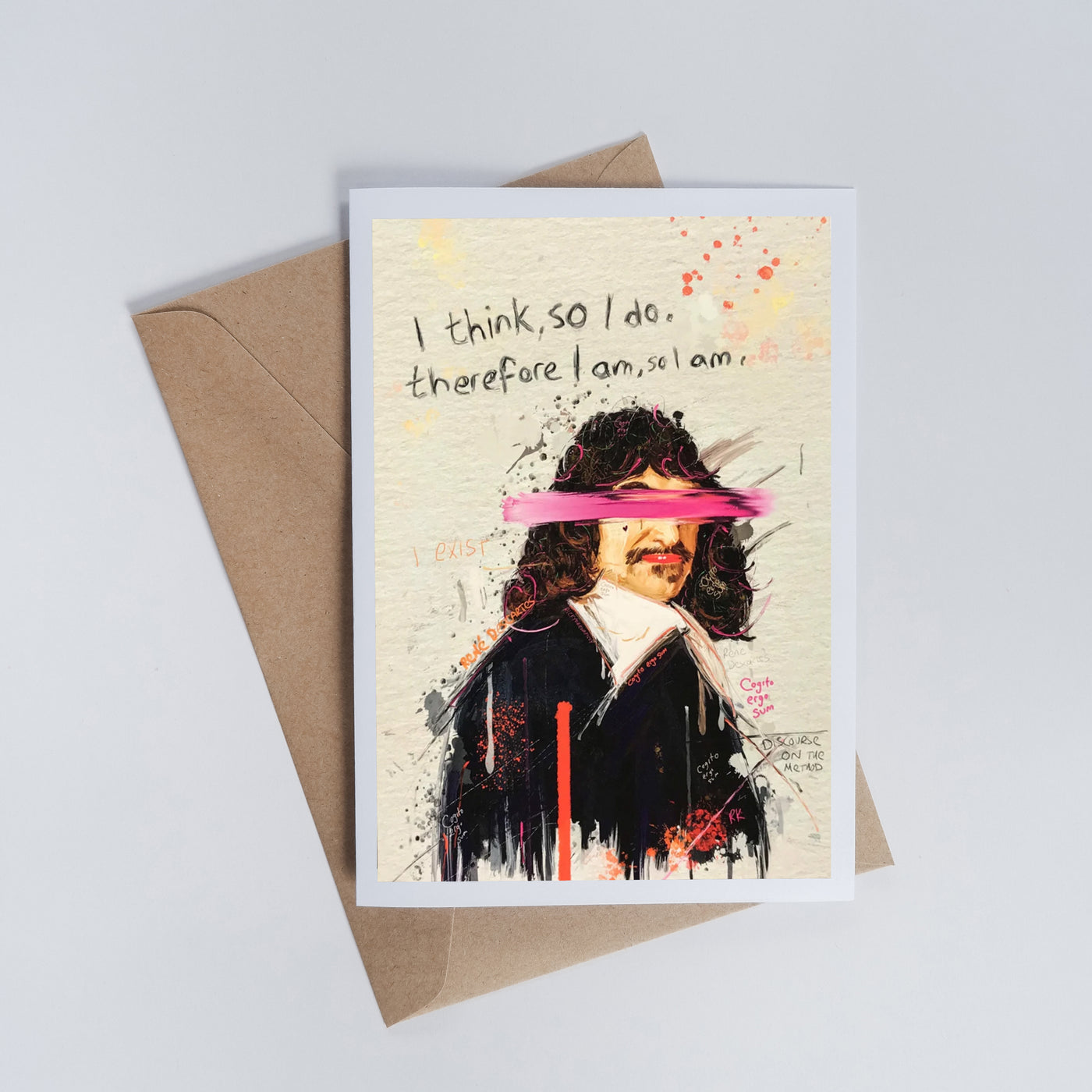 I Think Therefore I Am | Greetings Card