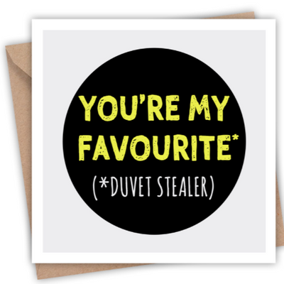 Favourite Duvet Stealer card