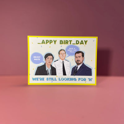 looking for h line of duty birthday card