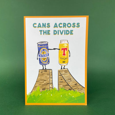 cans across the divide card