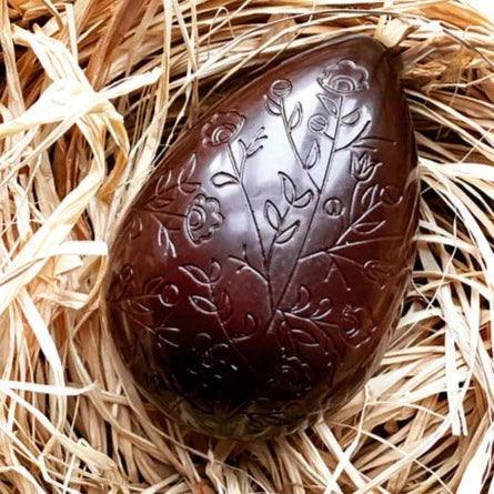 Chocolate Floral Easter Egg