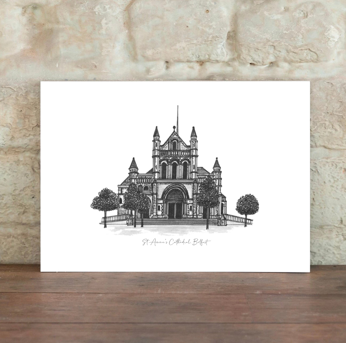 St Annes Cathedral Belfast Print