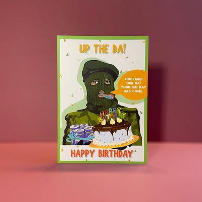 up the da birthday card